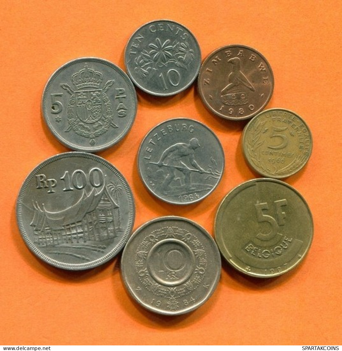 Collection MUNDO Moneda Lote Mixto Diferentes PAÍSES Y REGIONES #L10371.1.E.A - Otros & Sin Clasificación