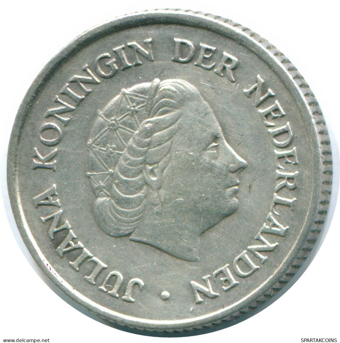 1/4 GULDEN 1965 NIEDERLÄNDISCHE ANTILLEN SILBER Koloniale Münze #NL11322.4.D.A - Niederländische Antillen