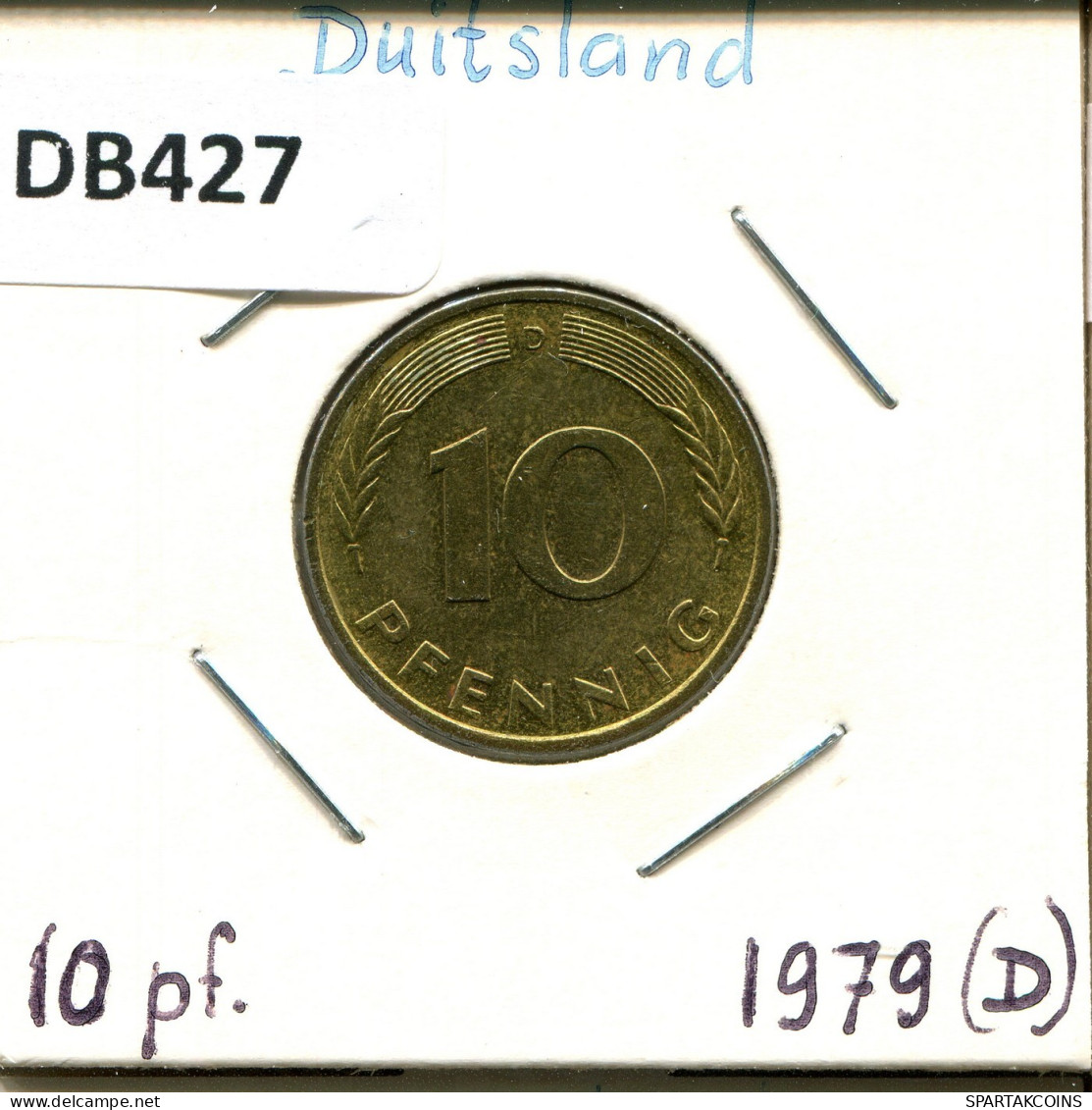 10 PFENNIG 1979 D BRD DEUTSCHLAND Münze GERMANY #DB427.D.A - 10 Pfennig
