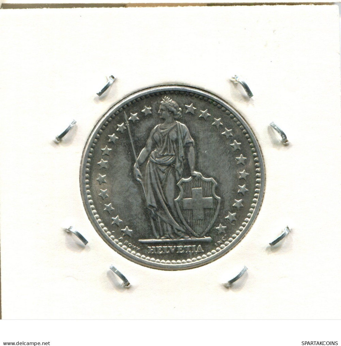 2 FRANCS 1968 SWITZERLAND Coin #AS485.U.A - Andere & Zonder Classificatie