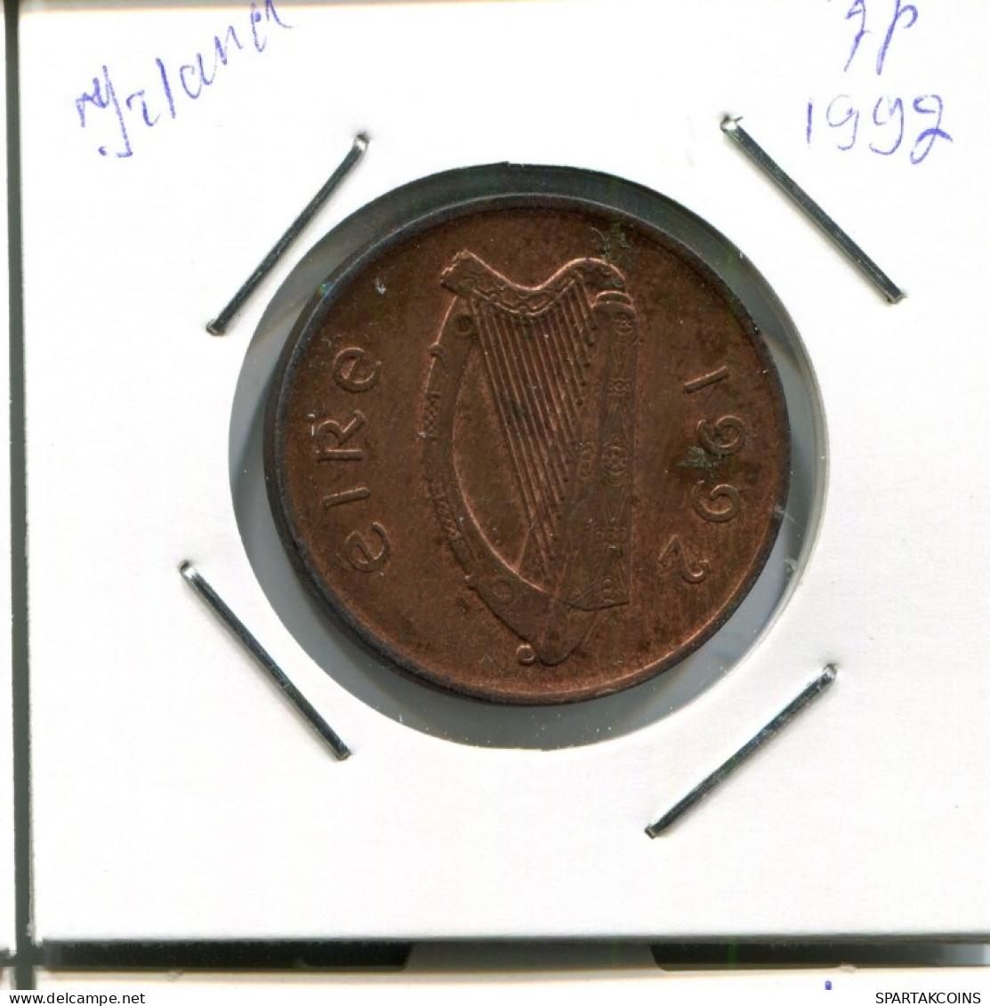 2 PENCE 1992 IRLANDE IRELAND Pièce #AN628.F.A - Ireland