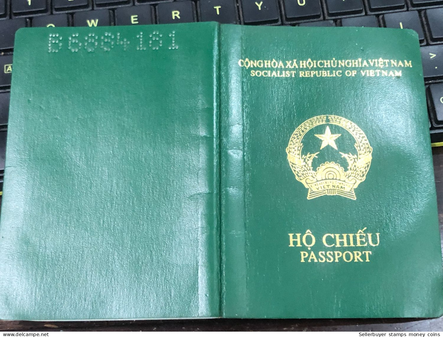 VIET NAMESE-OLD-ID PASSPORT VIET NAM-PASSPORT Is Still Good-name-huynh Kim Duong-2012-1pcs Book - Collections
