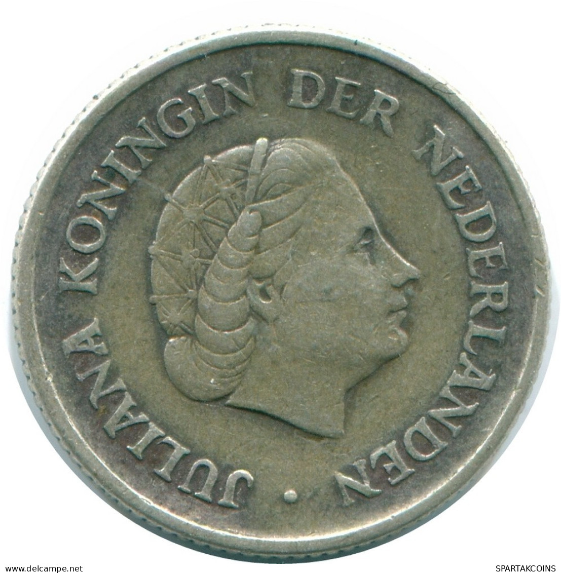 1/4 GULDEN 1965 NETHERLANDS ANTILLES SILVER Colonial Coin #NL11405.4.U.A - Antille Olandesi