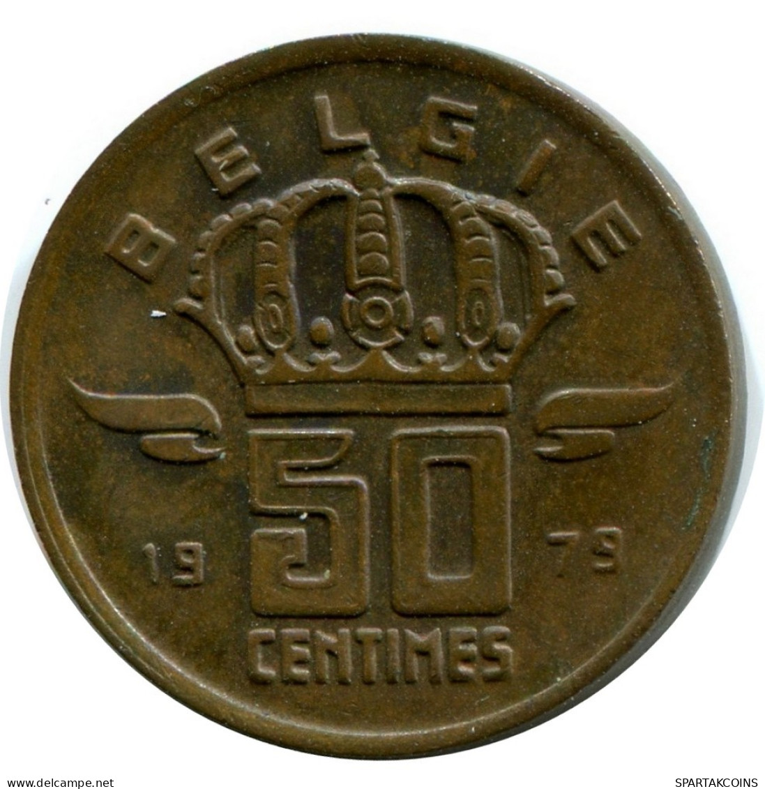 50 CENTIMES 1979 DUTCH Text BELGIUM Coin #AW925.U.A - 50 Centimes
