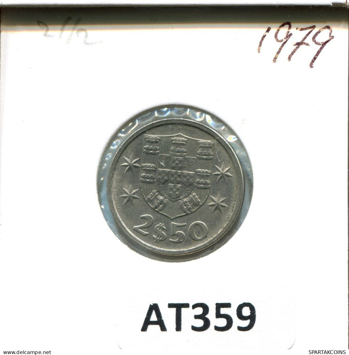 2$50 ESCUDOS 1979 PORTUGAL Coin #AT359.U.A - Portugal