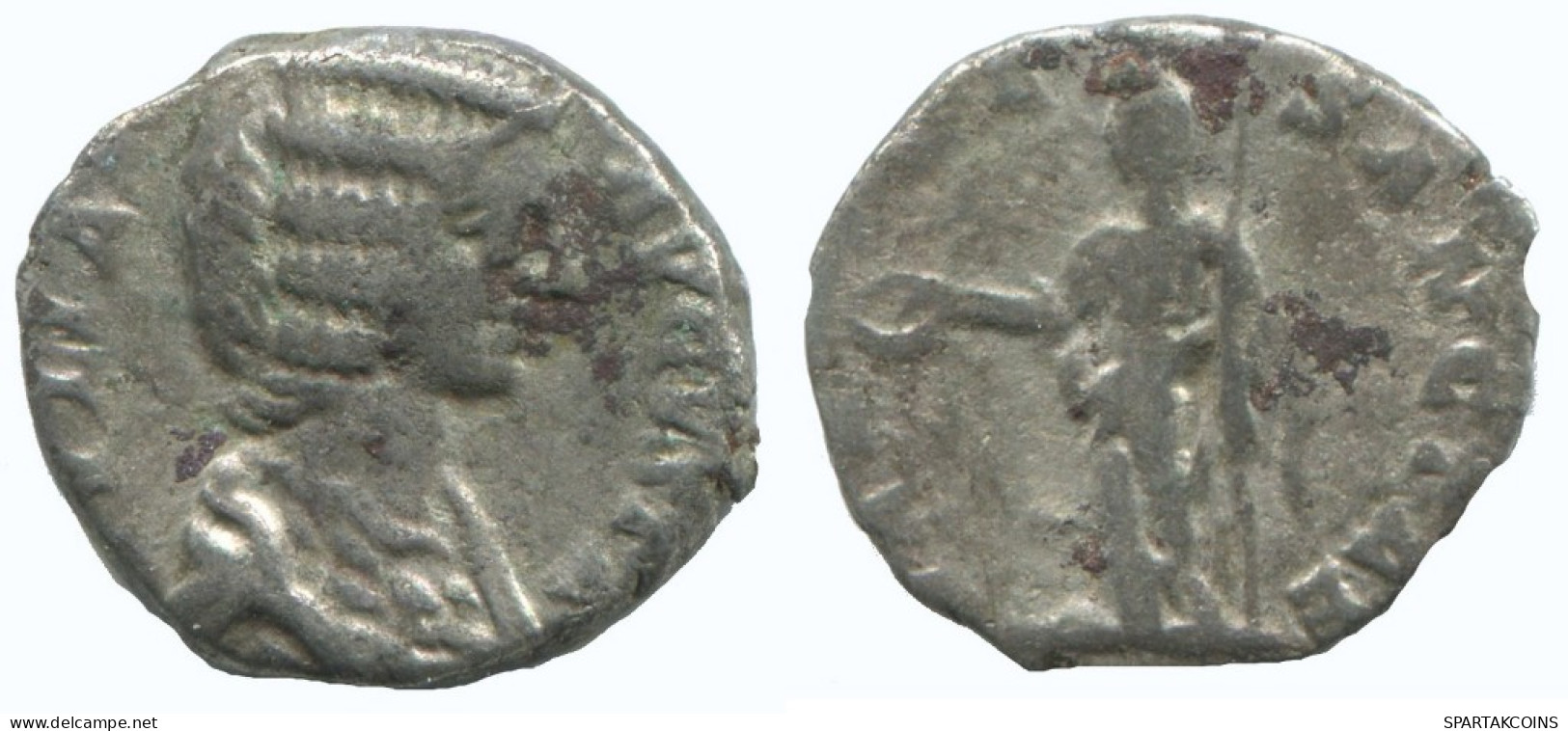 JULIA DOMNA SILVER DENARIUS ROMAIN ANTIQUE Pièce 2.9g/16mm #AA280.45.F.A - The Severans (193 AD Tot 235 AD)