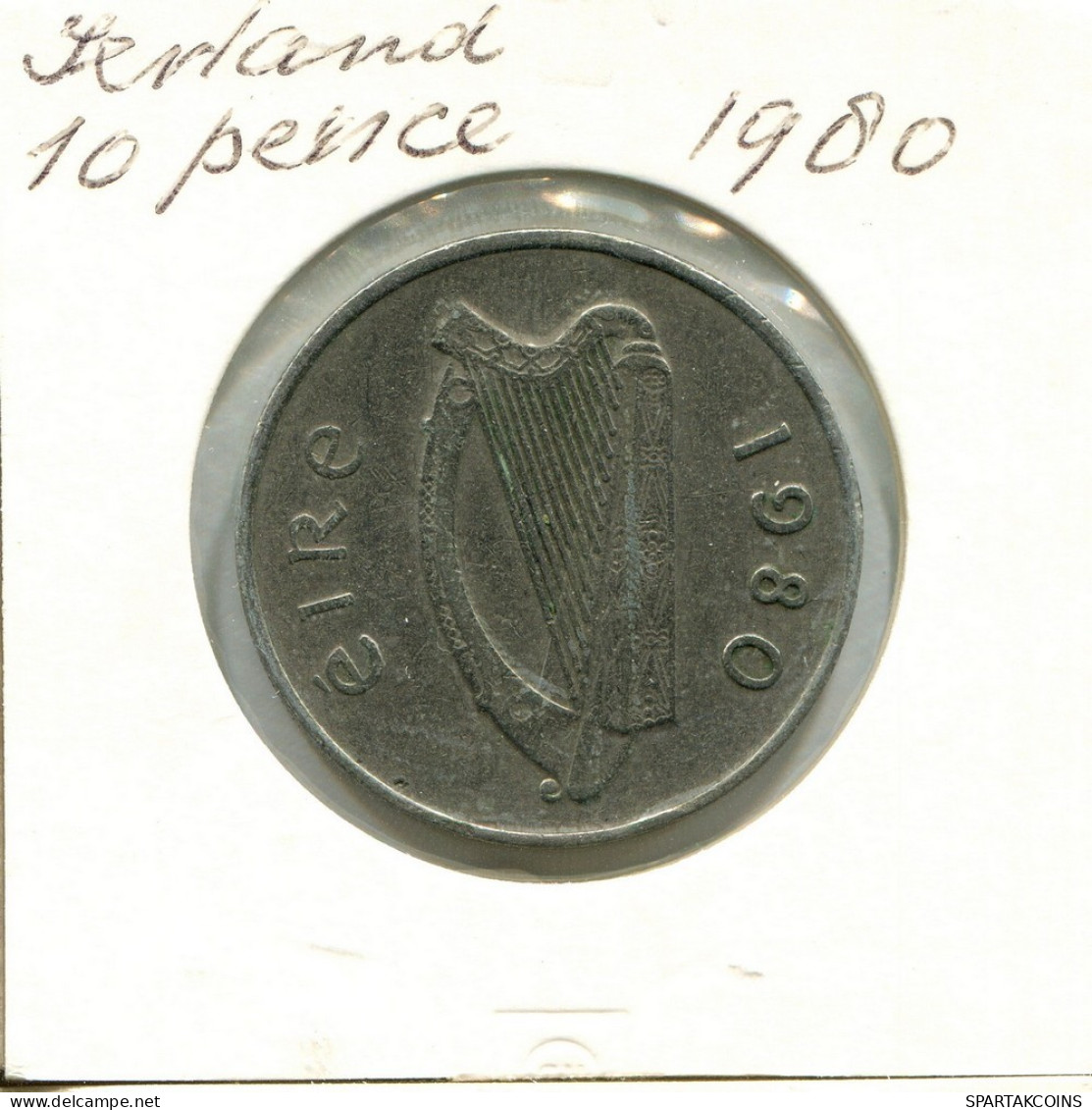 10 PENCE 1980 IRELAND Coin #AY692.U.A - Ierland