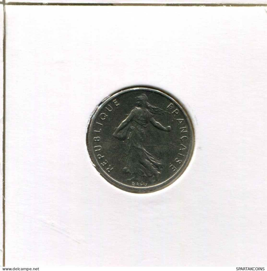 1/2 FRANC 1976 FRANKREICH FRANCE Französisch Münze #AN243.D.A - 1/2 Franc