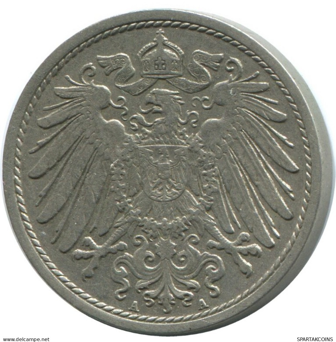 10 PFENNIG 1908 A ALLEMAGNE Pièce GERMANY #AE504.F.A - 10 Pfennig