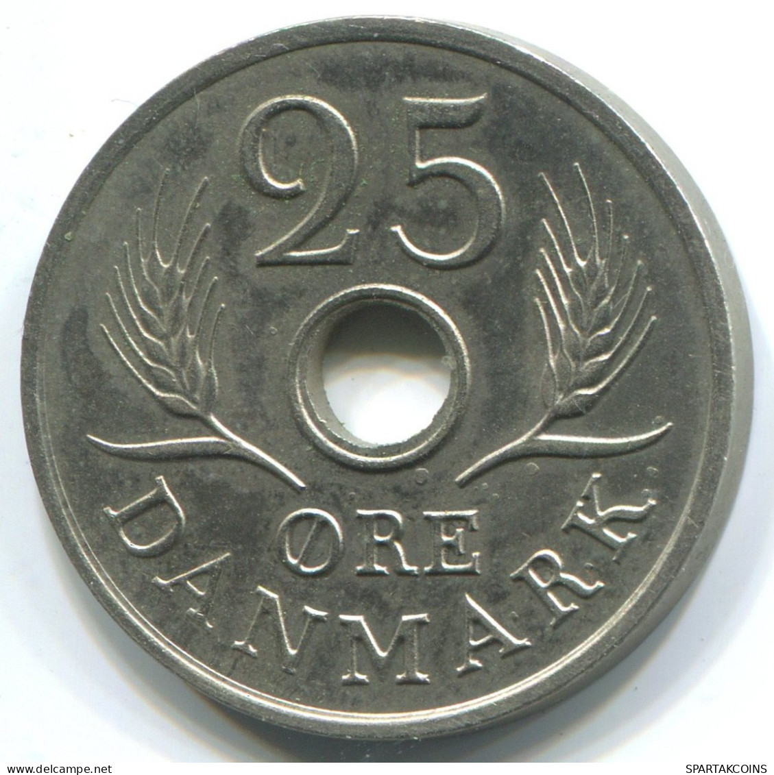 25 ORE 1969 DENMARK Coin #WW1022.U.A - Dinamarca