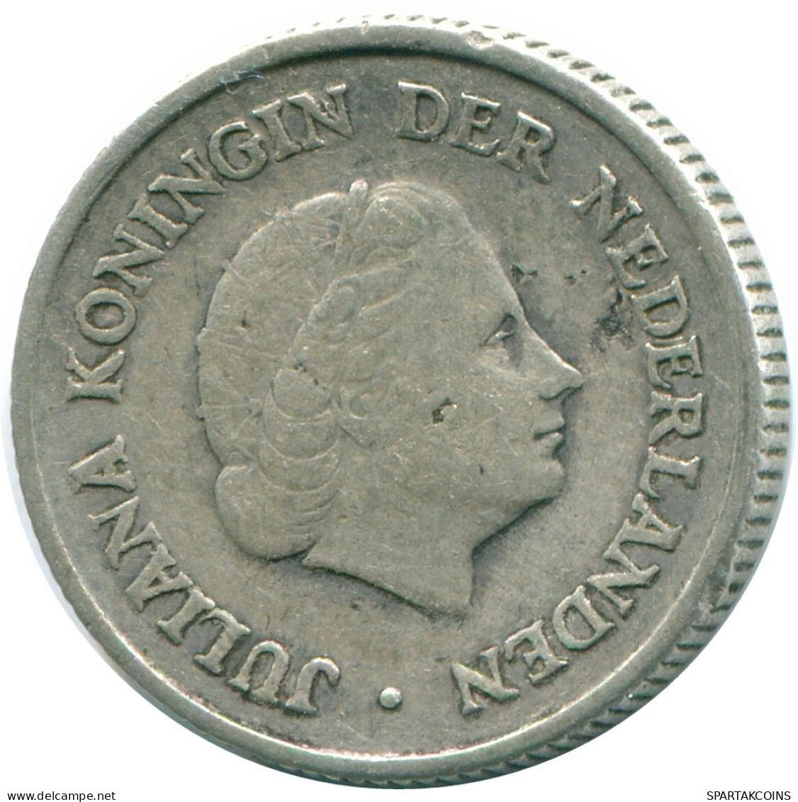 1/4 GULDEN 1957 NETHERLANDS ANTILLES SILVER Colonial Coin #NL10984.4.U.A - Antilles Néerlandaises