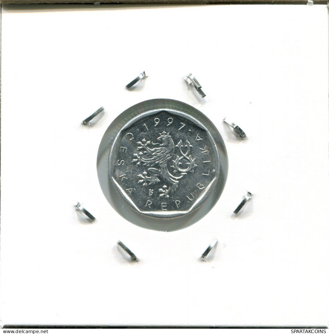 20 HELLER 1997 REPÚBLICA CHECA CZECH REPUBLIC Moneda #AP720.2.E.A - Repubblica Ceca