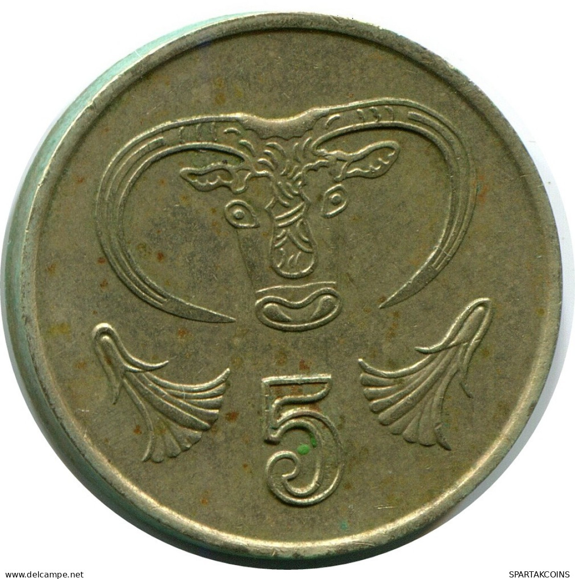 5 CENTS 1990 ZYPERN CYPRUS Münze #AR927.D.A - Chypre