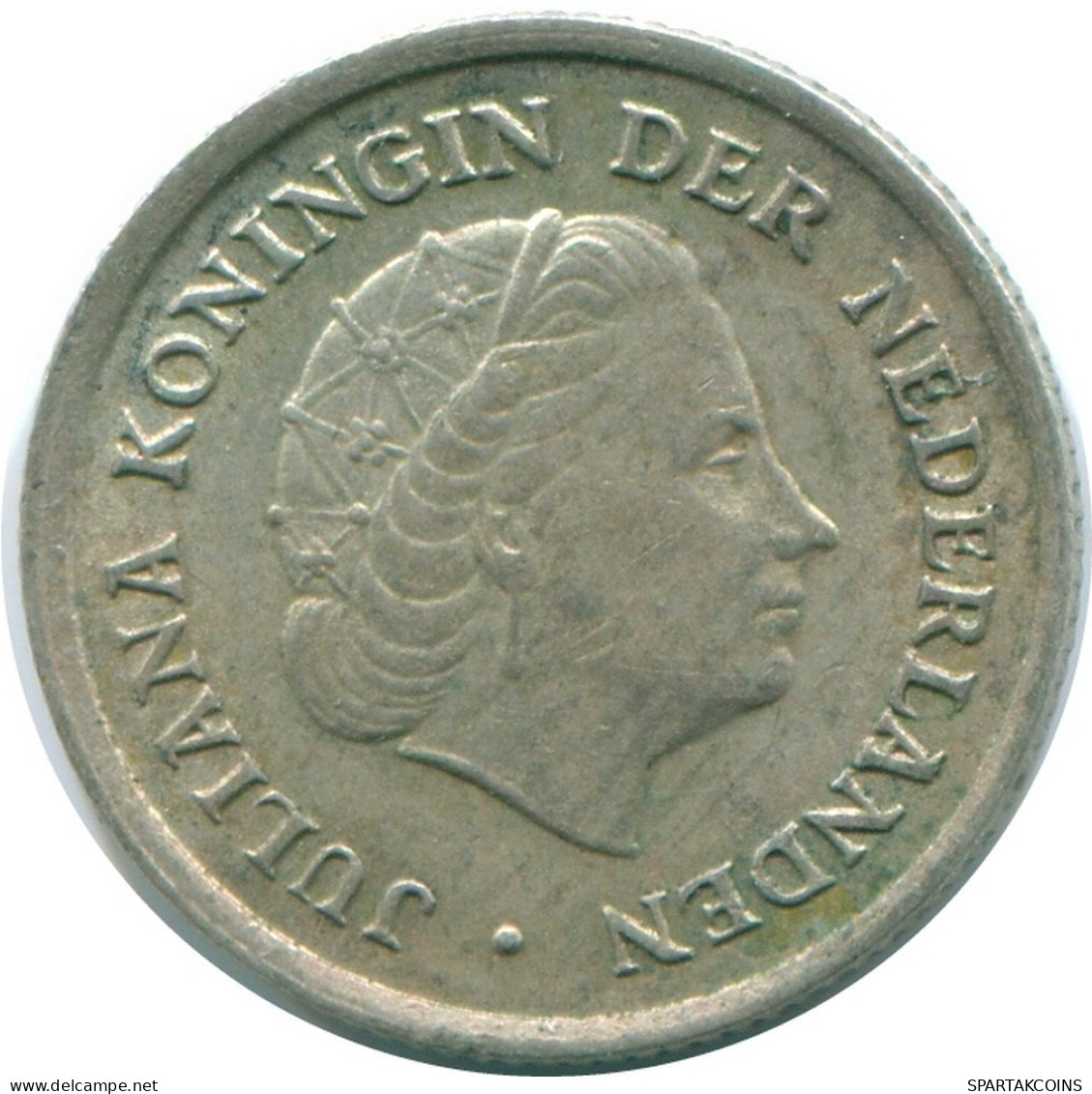 1/10 GULDEN 1970 NIEDERLÄNDISCHE ANTILLEN SILBER Koloniale Münze #NL13060.3.D.A - Antillas Neerlandesas