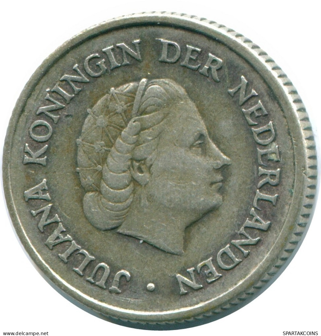 1/4 GULDEN 1963 NETHERLANDS ANTILLES SILVER Colonial Coin #NL11250.4.U.A - Antillas Neerlandesas