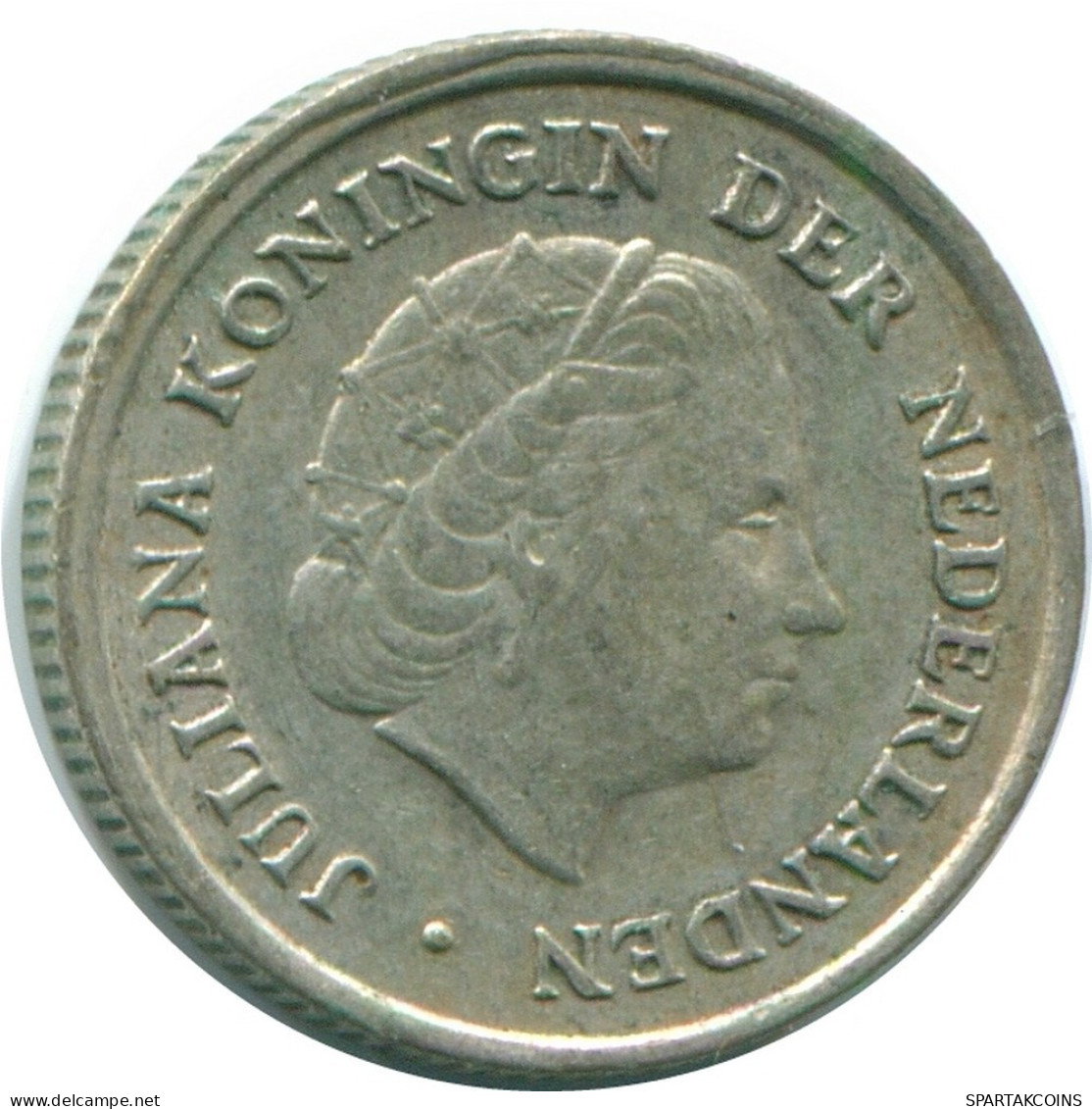 1/10 GULDEN 1970 NIEDERLÄNDISCHE ANTILLEN SILBER Koloniale Münze #NL13113.3.D.A - Antilles Néerlandaises