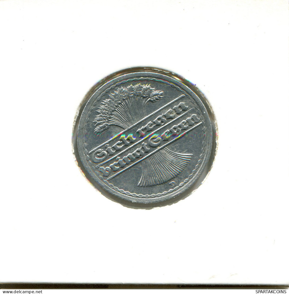 50 PFENNIG 1920 D DEUTSCHLAND Münze GERMANY #DA512.2.D.A - 50 Rentenpfennig & 50 Reichspfennig