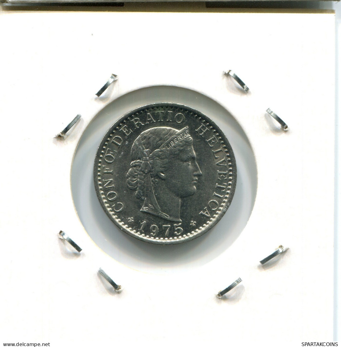 20 RAPPEN 1975 SWITZERLAND Coin #AW862.U.A - Sonstige & Ohne Zuordnung