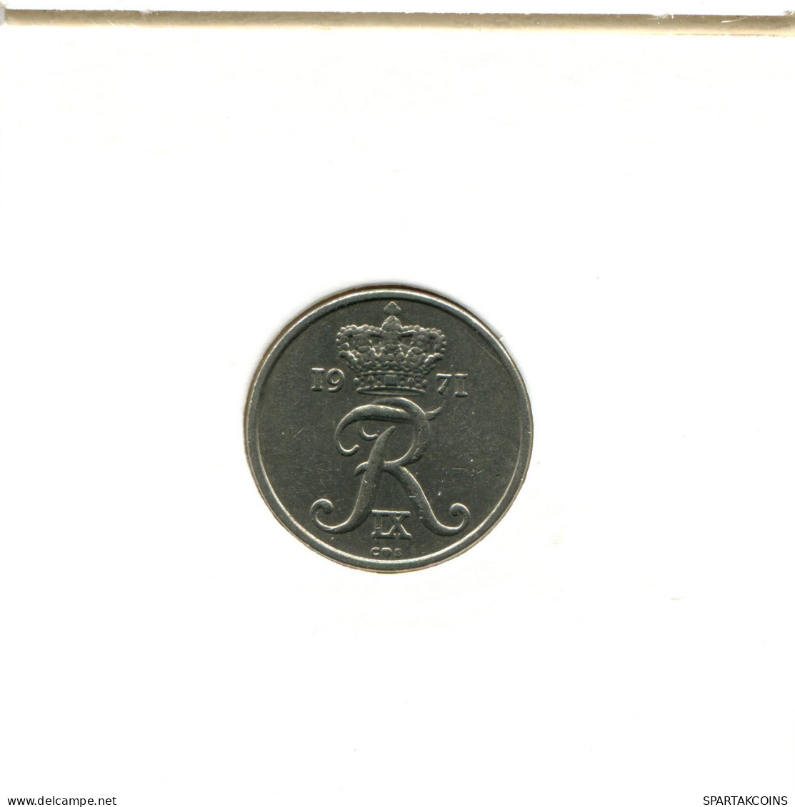 10 ORE 1971 DENMARK Coin Frederik IX #AX506.U.A - Dänemark