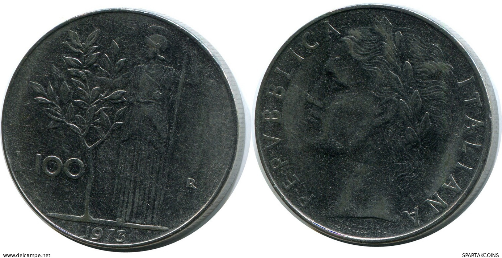 100 LIRE 1973 ITALIA ITALY Moneda #AZ505.E.A - 100 Liras