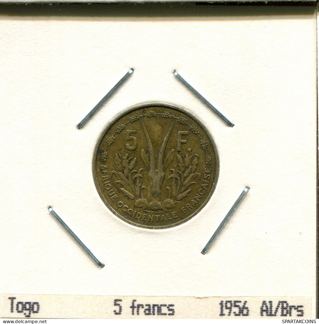 5 FRANCS CFA 1959 WESTERN AFRICAN STATES (BCEAO) Münze #AS347.D.A - Autres – Afrique