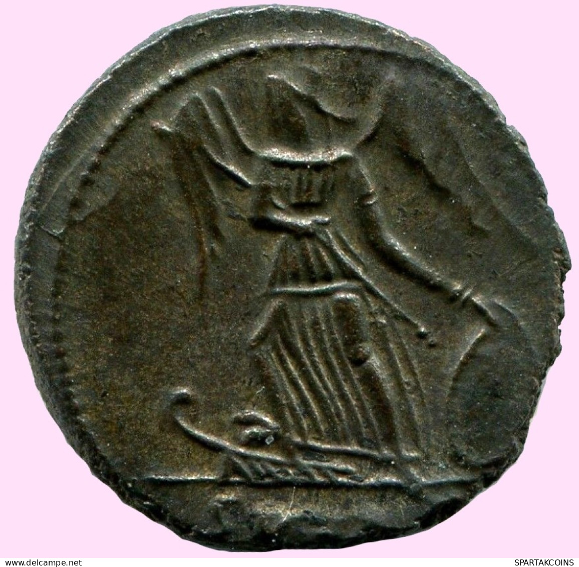 CONSTANTINUS I CONSTANTINOPOLI FOLLIS Romano ANTIGUO Moneda #ANC12086.25.E.A - Der Christlischen Kaiser (307 / 363)