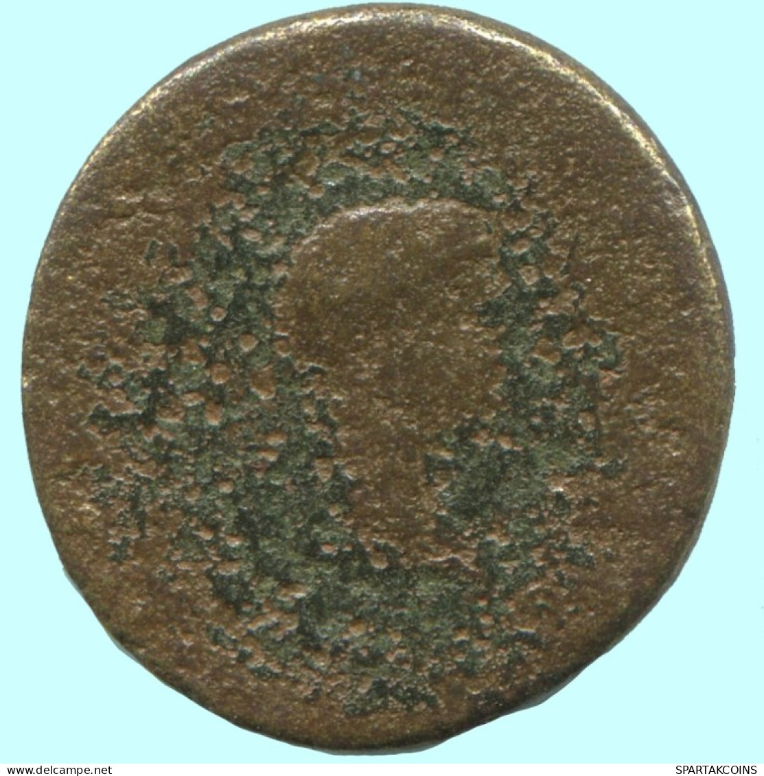 Auténtico ORIGINAL GRIEGO ANTIGUO Moneda 2.4g/17mm #AF943.12.E.A - Griegas