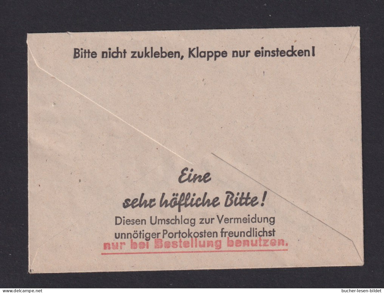 1 Pf. Berlin Auf Werbeantwort (Fehlporto Wurde Pauschal Eingezogen) Ab Aschaffenburg Nach Hamburg - Storia Postale