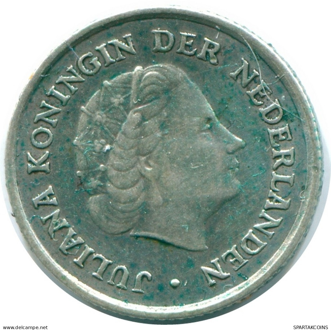1/10 GULDEN 1960 NETHERLANDS ANTILLES SILVER Colonial Coin #NL12279.3.U.A - Netherlands Antilles