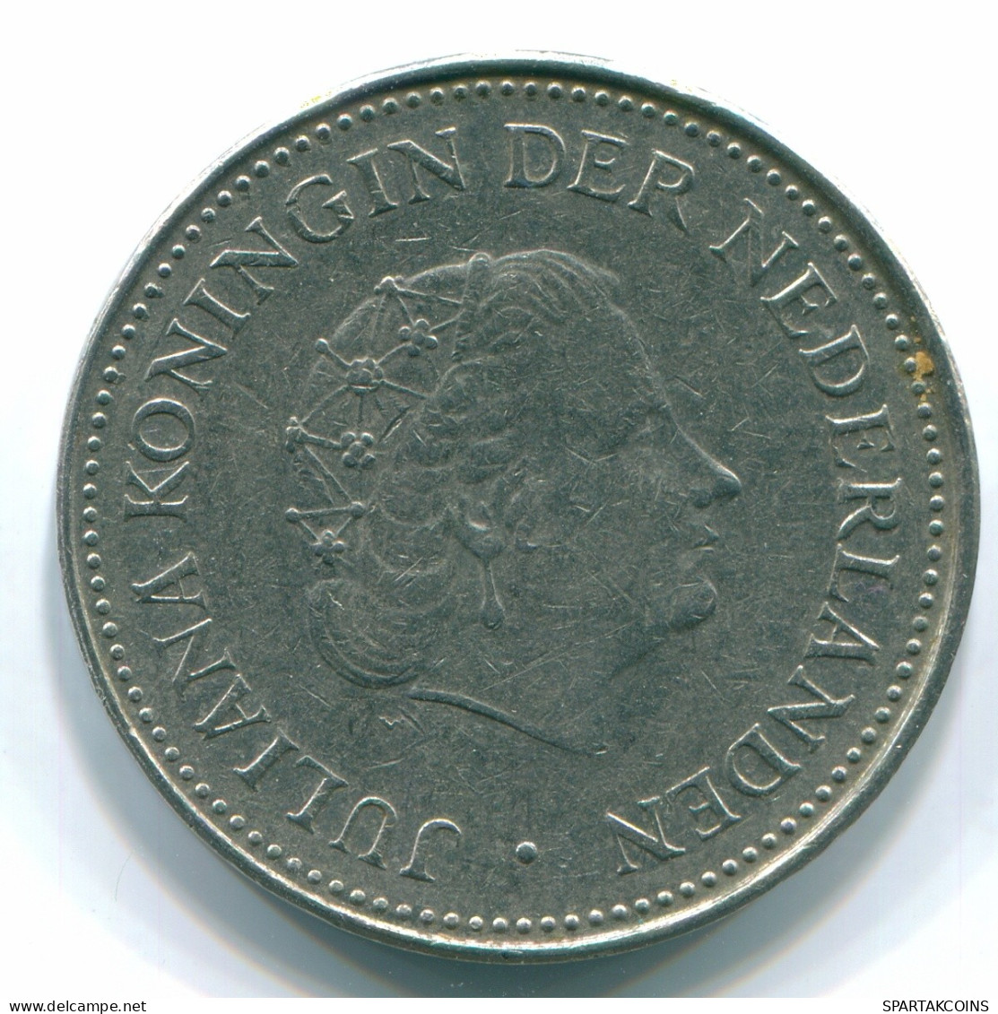 1 GULDEN 1971 ANTILLAS NEERLANDESAS Nickel Colonial Moneda #S11998.E.A - Antilles Néerlandaises