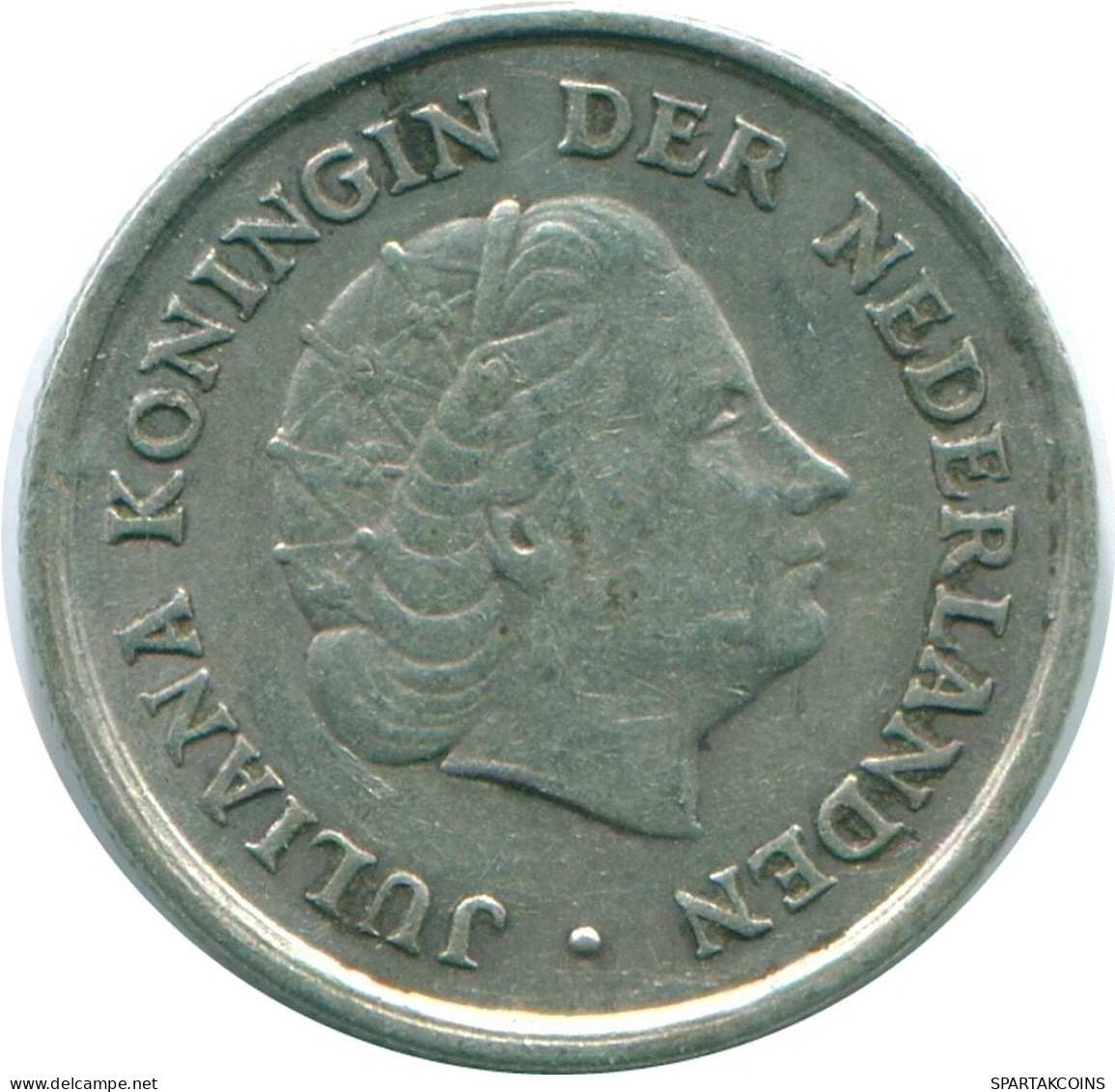 1/10 GULDEN 1966 NIEDERLÄNDISCHE ANTILLEN SILBER Koloniale Münze #NL12827.3.D.A - Antillas Neerlandesas