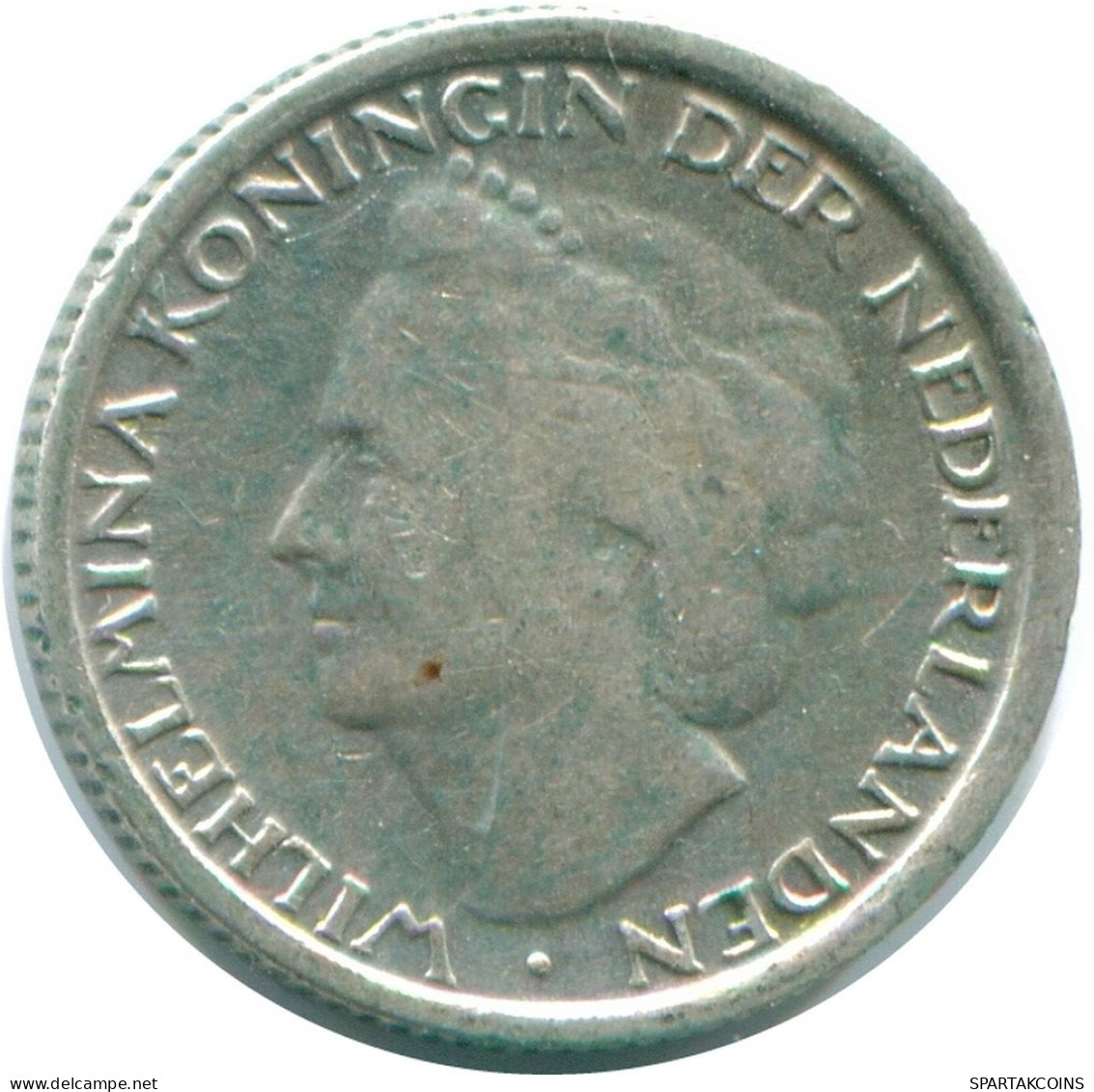 1/10 GULDEN 1948 CURACAO Netherlands SILVER Colonial Coin #NL11957.3.U.A - Curaçao