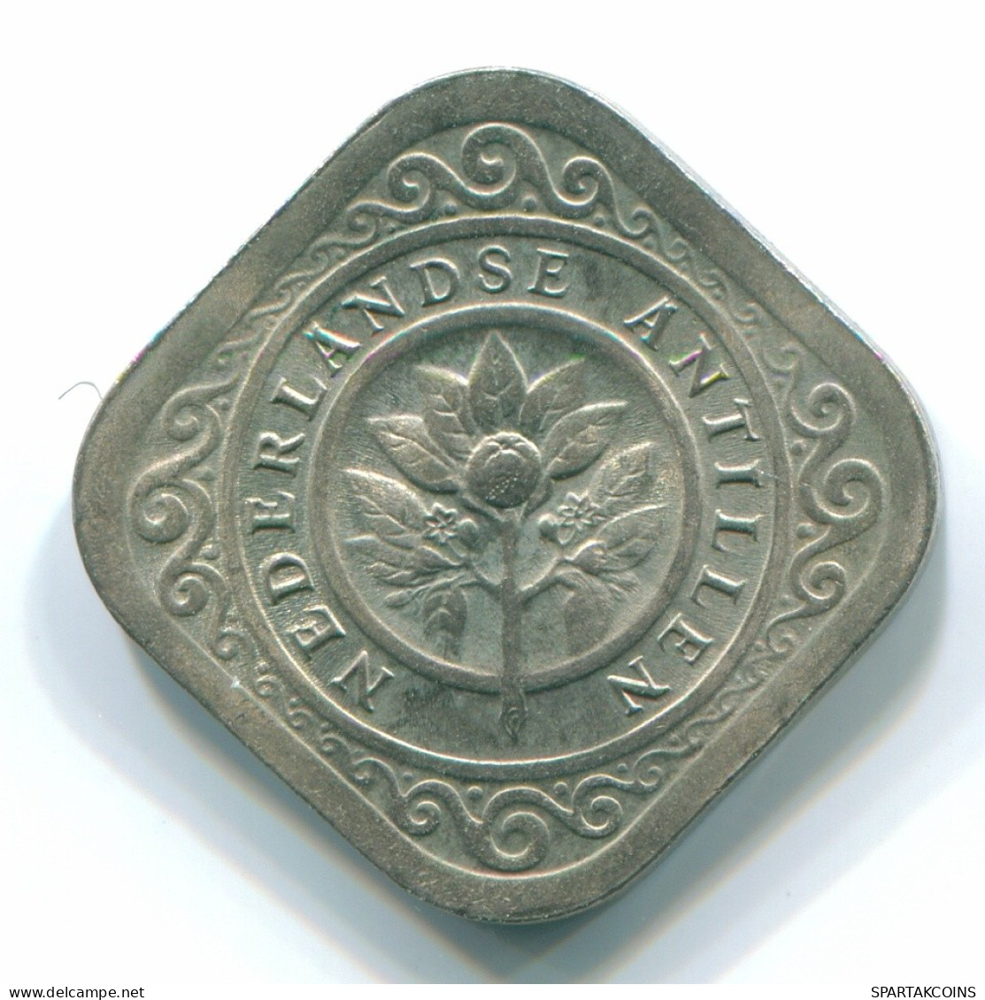 5 CENTS 1967 NIEDERLÄNDISCHE ANTILLEN Nickel Koloniale Münze #S12457.D.A - Niederländische Antillen