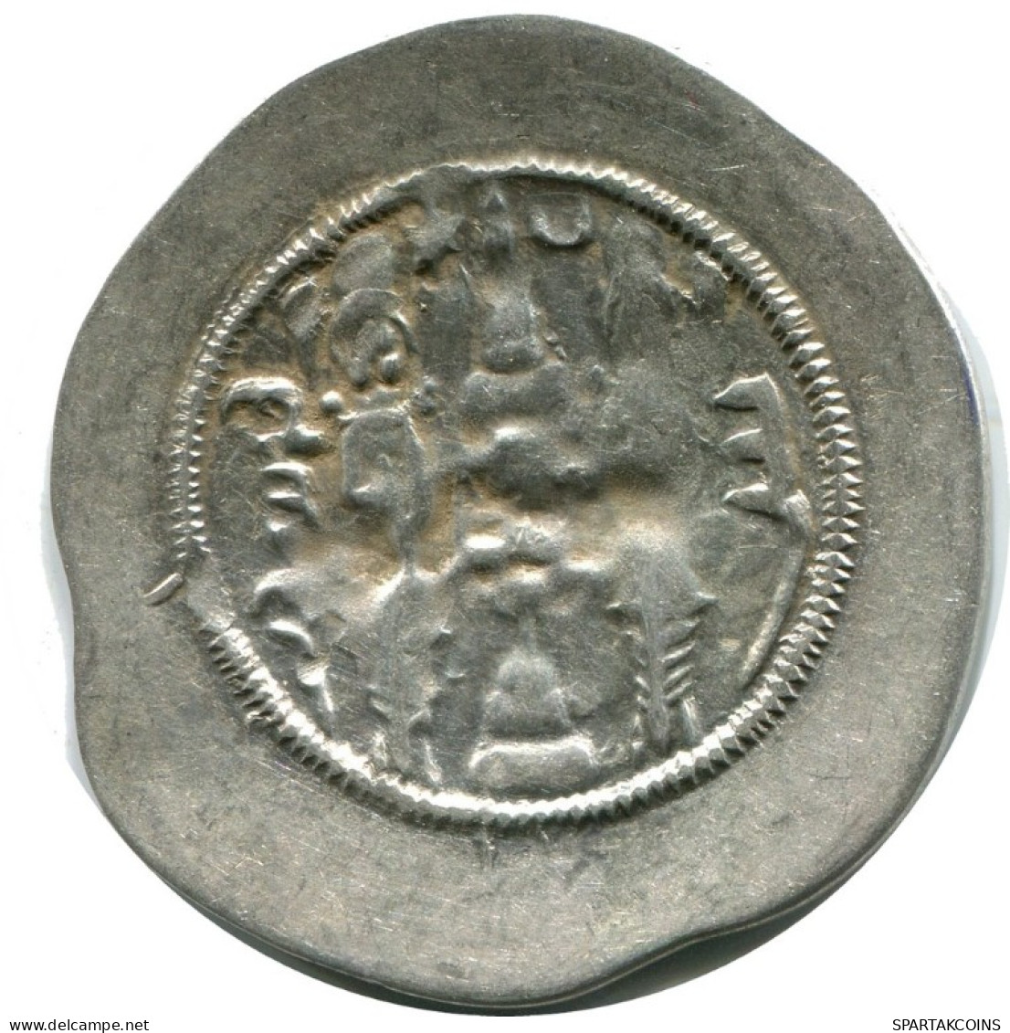 SASSANIAN HORMIZD IV Silver Drachm Mitch-ACW.1073-1099 #AH195.45.F.A - Oosterse Kunst