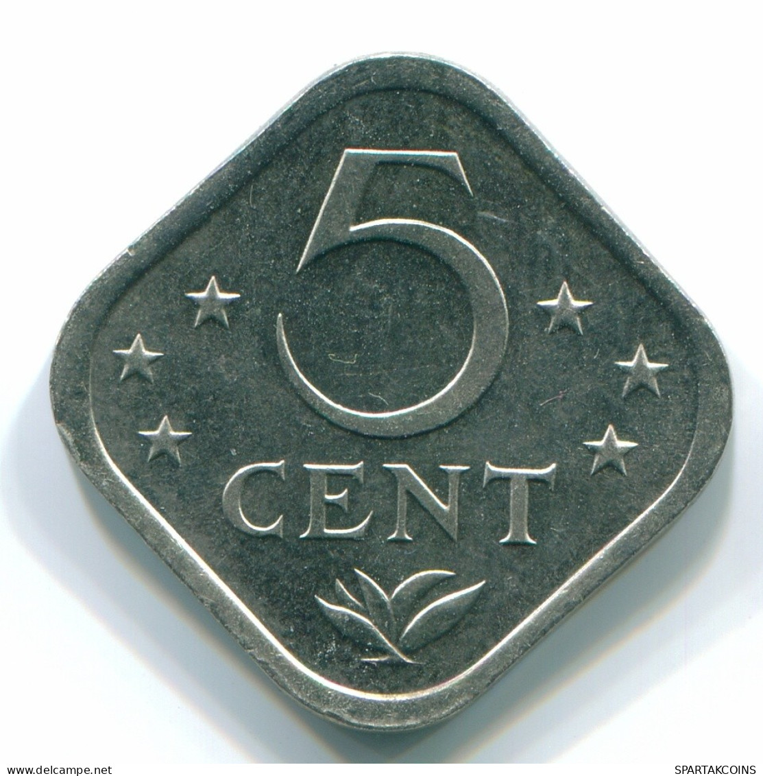 5 CENTS 1979 ANTILLAS NEERLANDESAS Nickel Colonial Moneda #S12297.E.A - Nederlandse Antillen