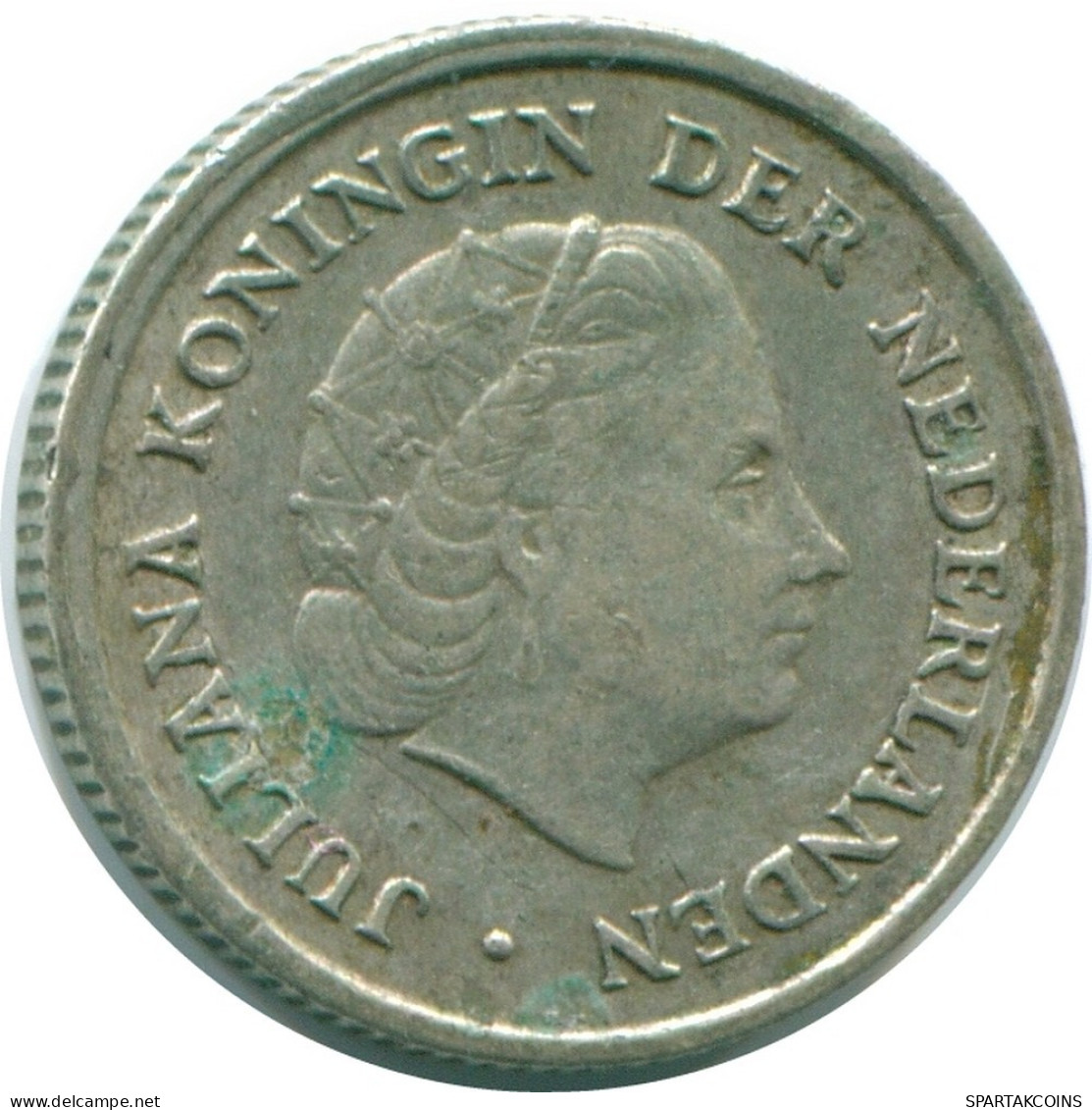 1/10 GULDEN 1970 ANTILLAS NEERLANDESAS PLATA Colonial Moneda #NL13106.3.E.A - Antille Olandesi