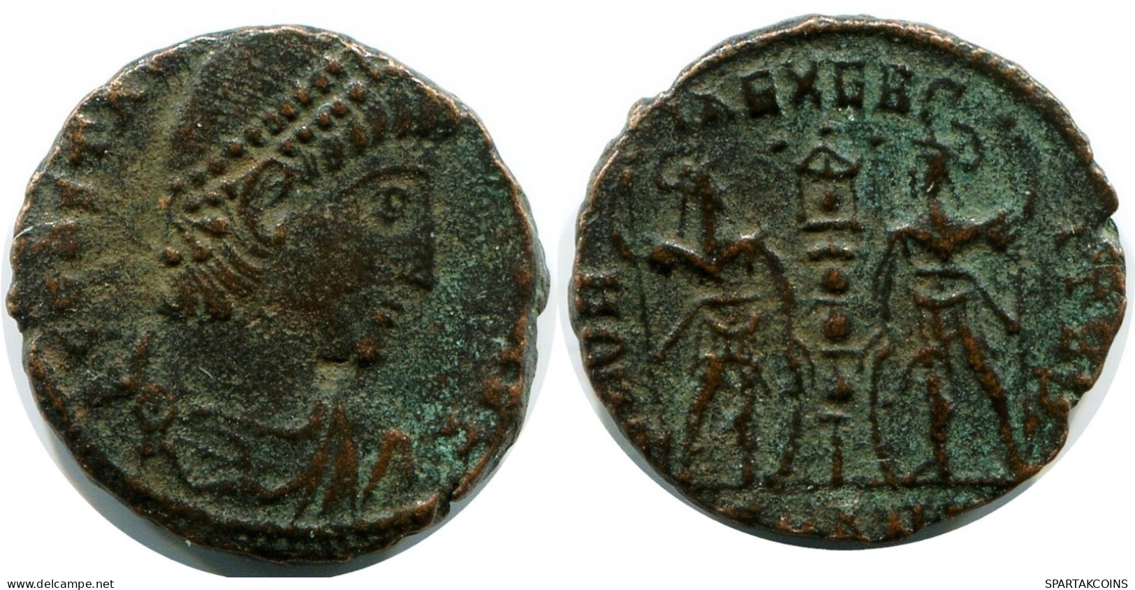 RÖMISCHE Münze MINTED IN ANTIOCH FROM THE ROYAL ONTARIO MUSEUM #ANC11303.14.D.A - The Christian Empire (307 AD To 363 AD)
