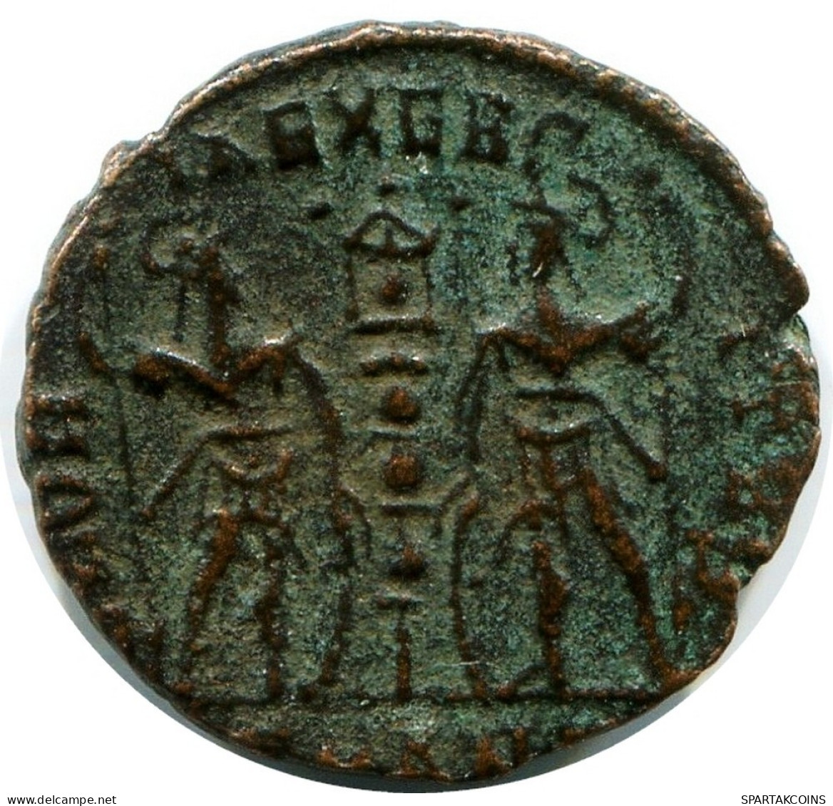 RÖMISCHE Münze MINTED IN ANTIOCH FROM THE ROYAL ONTARIO MUSEUM #ANC11303.14.D.A - The Christian Empire (307 AD To 363 AD)