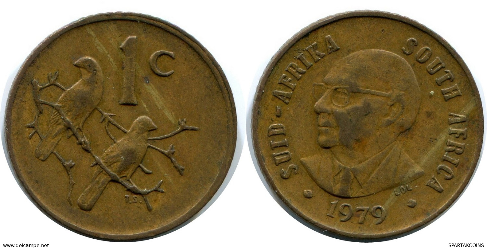 1 CENT 1979 SOUTH AFRICA Coin #AX175.U.A - South Africa