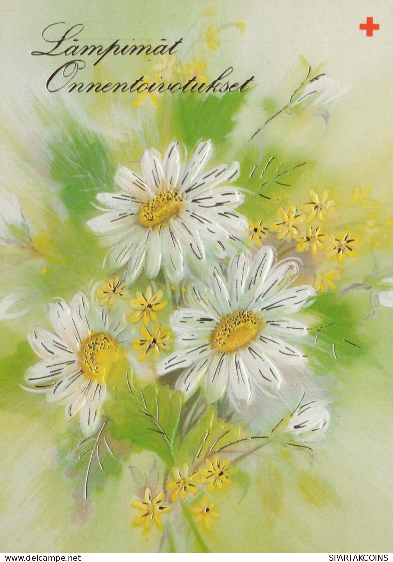 FLOWERS Vintage Postcard CPSM #PAR003.A - Fleurs