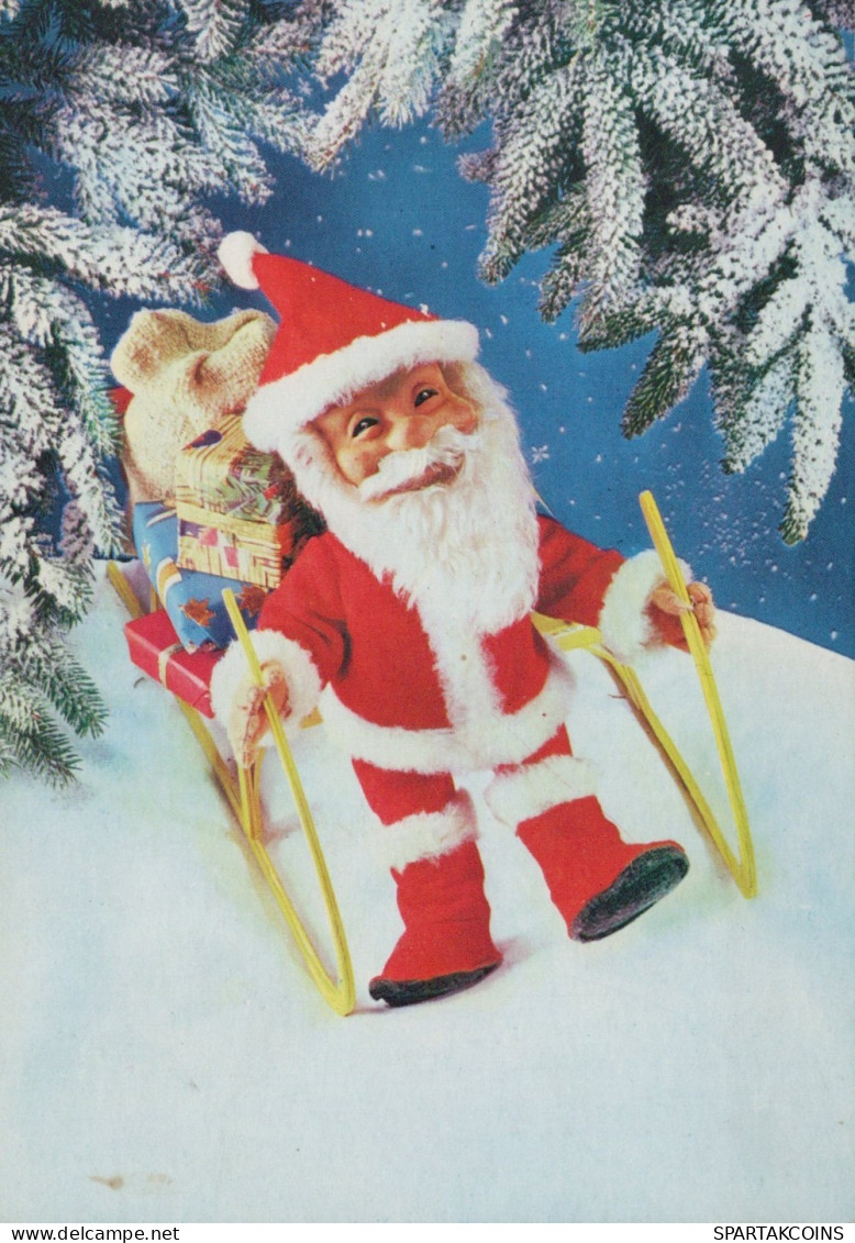 SANTA CLAUS CHRISTMAS Holidays Vintage Postcard CPSM #PAK027.A - Santa Claus