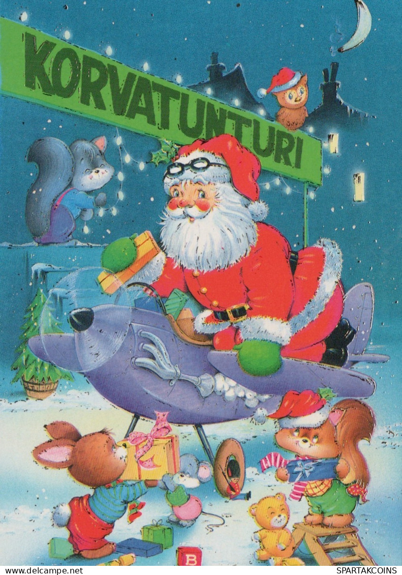 SANTA CLAUS CHRISTMAS Holidays Vintage Postcard CPSM #PAJ976.A - Santa Claus