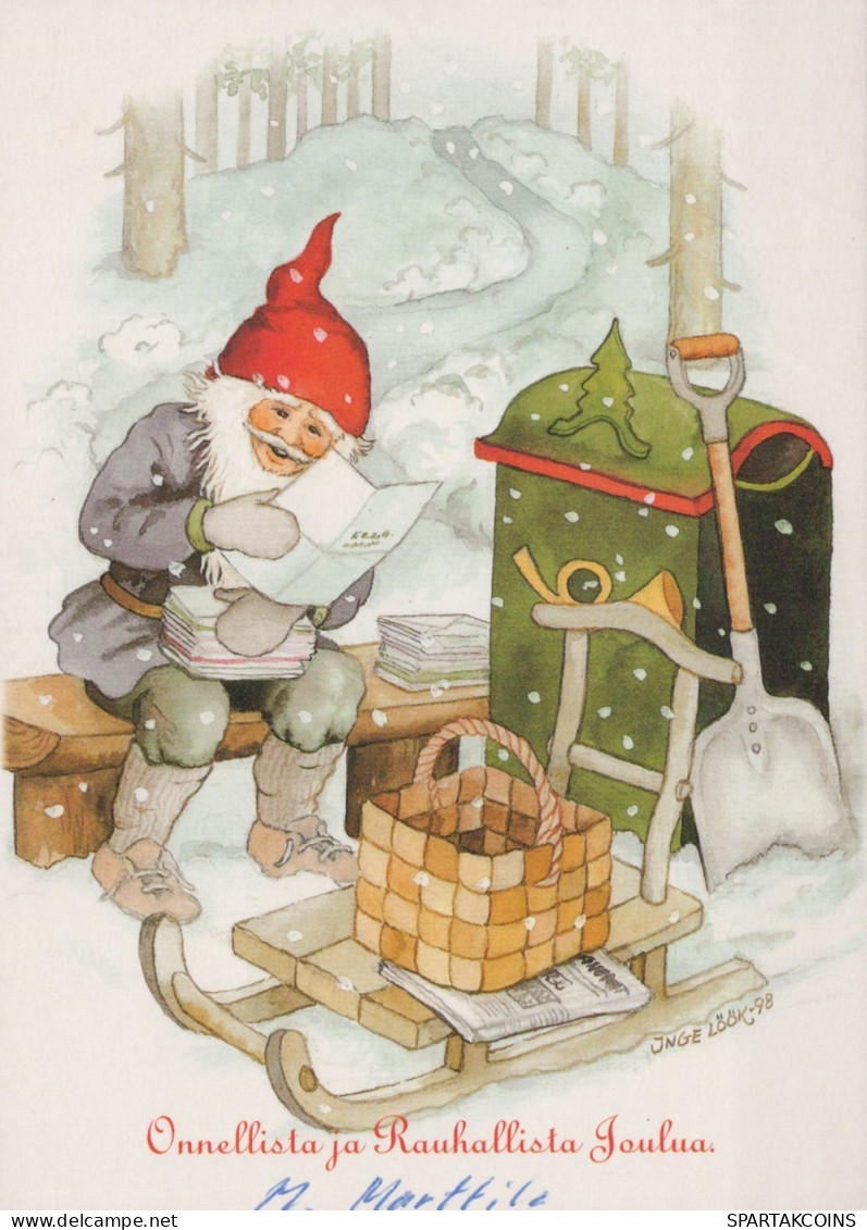 SANTA CLAUS CHRISTMAS Holidays Vintage Postcard CPSM #PAK067.A - Santa Claus