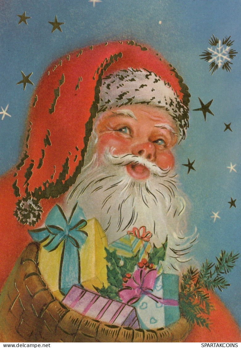 SANTA CLAUS CHRISTMAS Holidays Vintage Postcard CPSM #PAJ824.A - Santa Claus