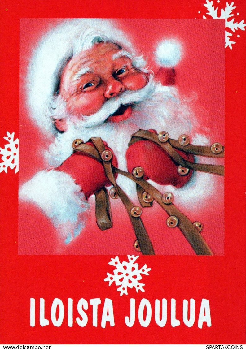 BABBO NATALE Natale Vintage Cartolina CPSM #PAJ773.A - Santa Claus