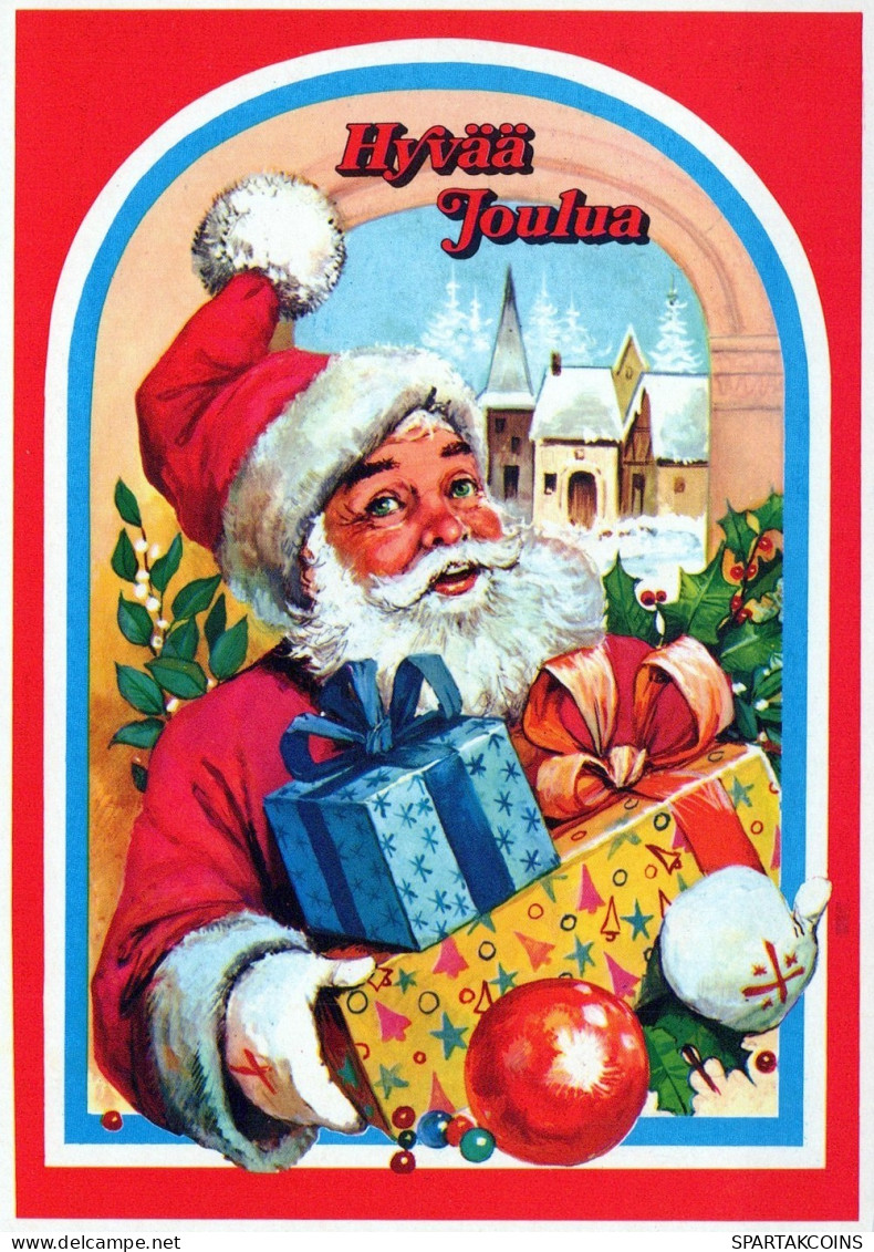 SANTA CLAUS CHRISTMAS Holidays Vintage Postcard CPSM #PAJ776.A - Santa Claus