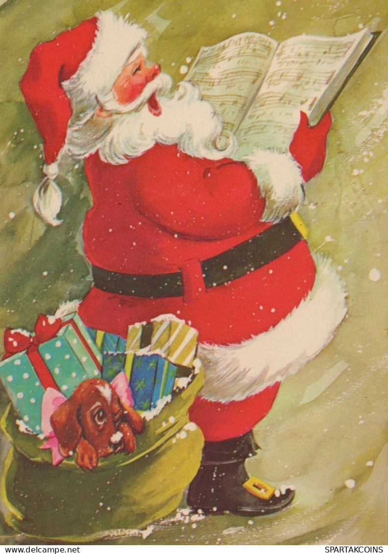 SANTA CLAUS CHRISTMAS Holidays Vintage Postcard CPSM #PAJ707.A - Santa Claus