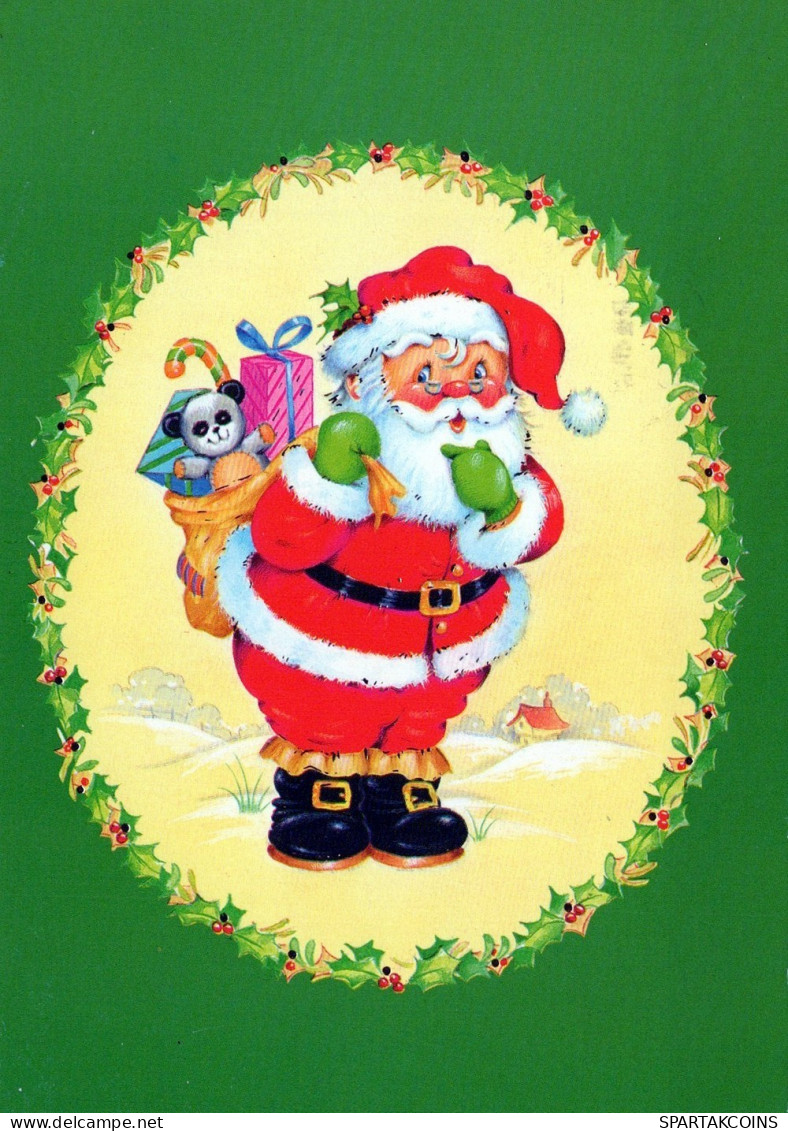 BABBO NATALE Natale Vintage Cartolina CPSM #PAJ660.A - Santa Claus