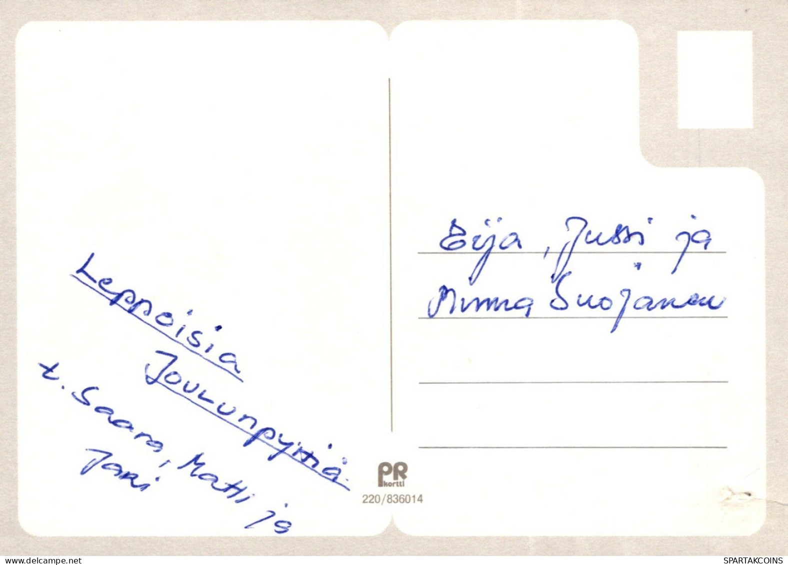 BABBO NATALE Natale Vintage Cartolina CPSM #PAJ644.A - Santa Claus