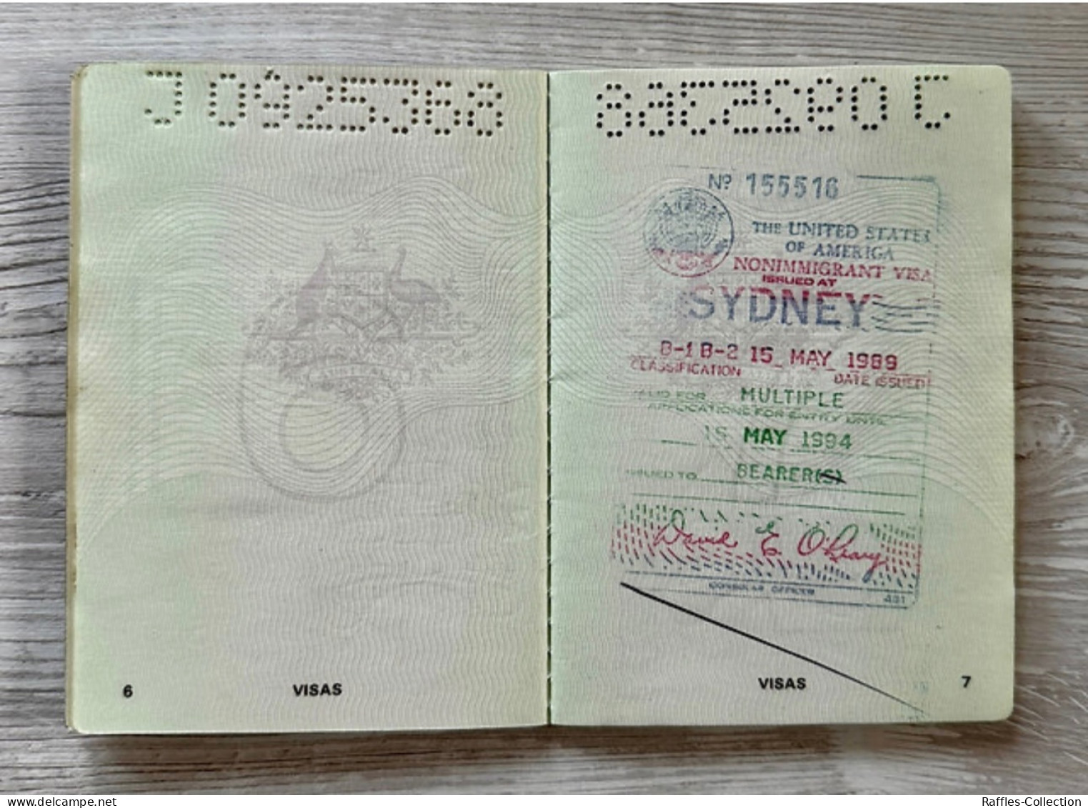 Australia Passport Passeport Reisepass Pasaporte Passaporto - Documents Historiques
